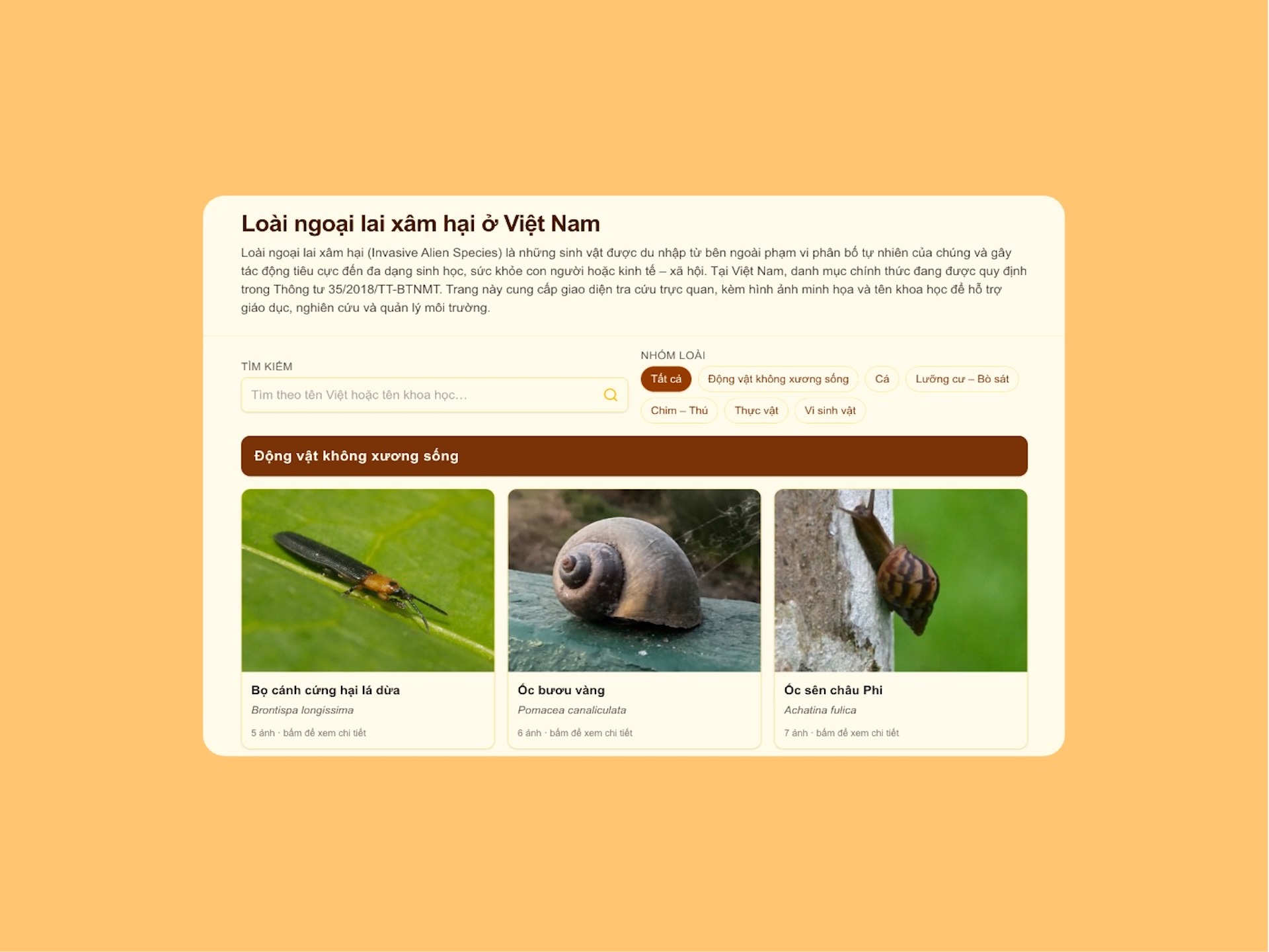 Loài ngoại lai xâm hại ở Việt Nam